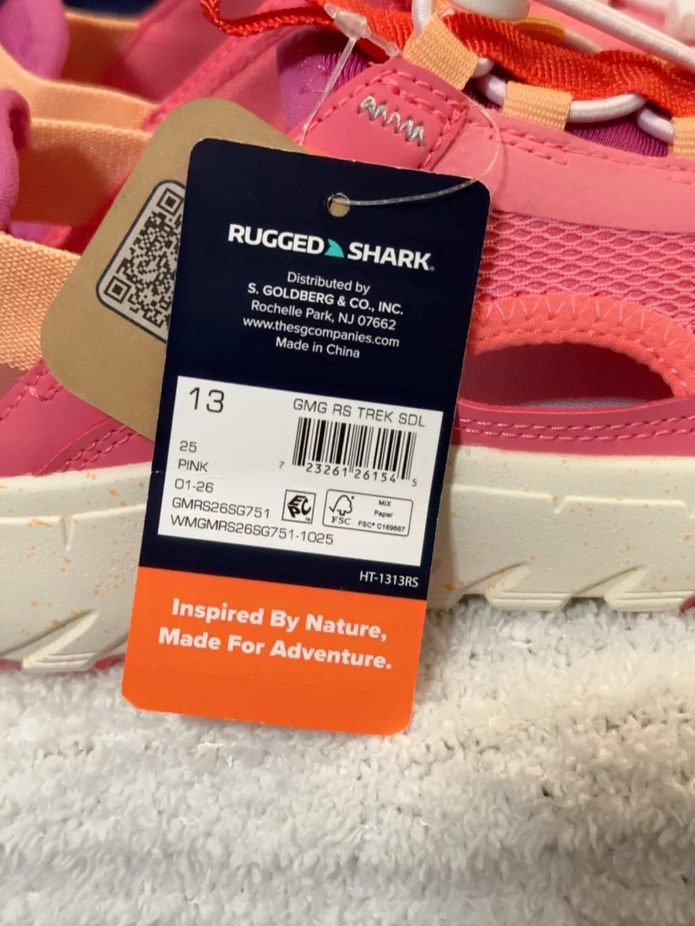 Rugged Shark bright pink